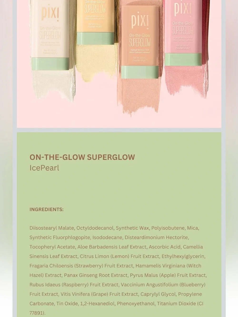 Pixi By Petra achieve radiant